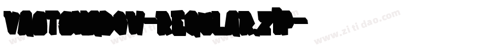 VastShadow-Regular.zip字体转换