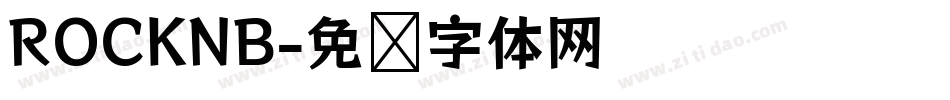 ROCKNB字体转换