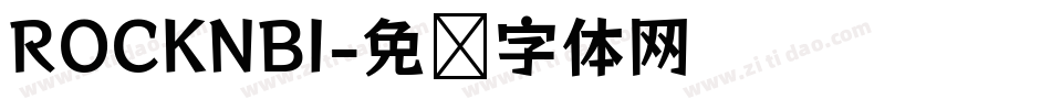 ROCKNBI字体转换