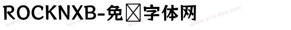 ROCKNXB字体转换