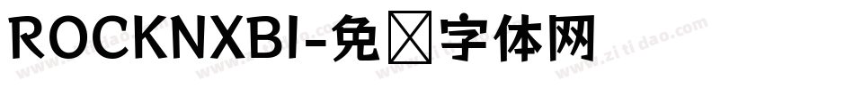 ROCKNXBI字体转换