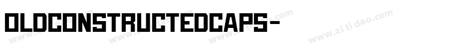 OldConstructedCaps字体转换