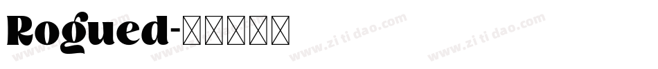 Rogued字体转换