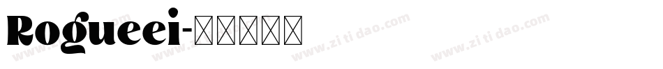 Rogueei字体转换