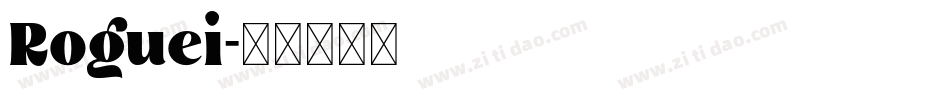 Roguei字体转换