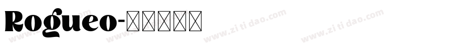 Rogueo字体转换