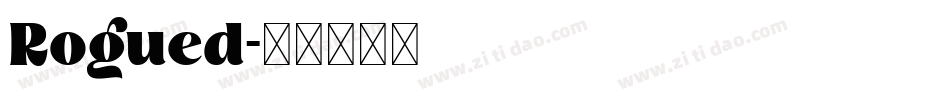 Rogued字体转换