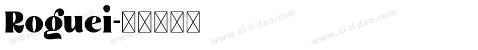 Roguei字体转换