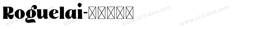 Roguelai字体转换