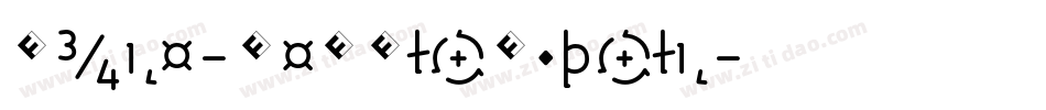 Roice-RegularItalic字体转换