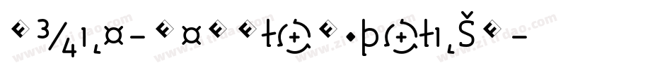 Roice-RegularItalicSC字体转换