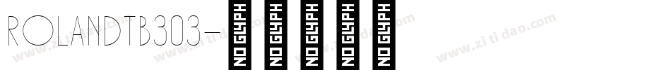 RolandTB303字体转换