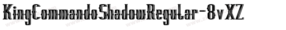 KingCommandoShadowRegular-8vXZ字体转换