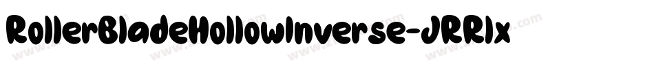 RollerBladeHollowInverse-JRRlx字体转换