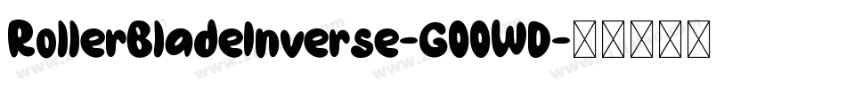 RollerBladeInverse-GOOWD字体转换