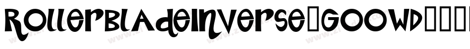 RollerBladeInverse-GOOWD字体转换