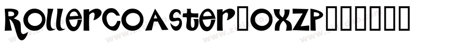 RollerCoaster-OxZP字体转换