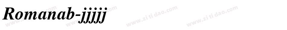 Romanab字体转换