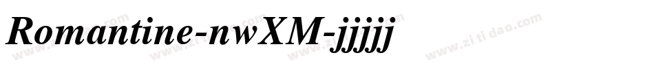 Romantine-nwXM字体转换