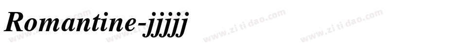 Romantine字体转换