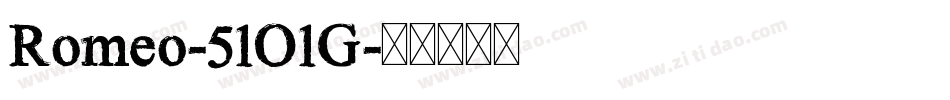 Romeo-51O1G字体转换