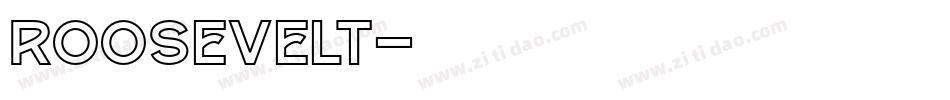 Roosevelt字体转换