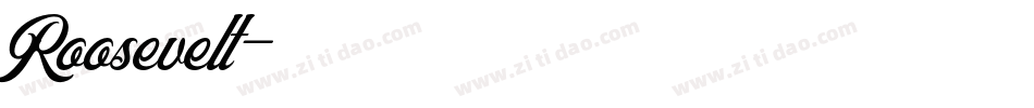 Roosevelt字体转换
