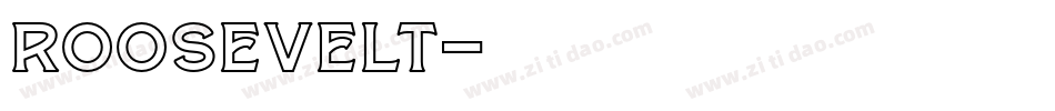 Roosevelt字体转换