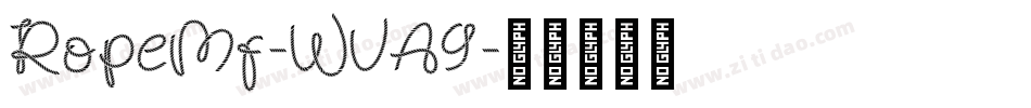 RopeMf-WVA9字体转换