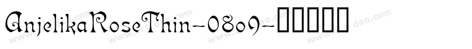AnjelikaRoseThin-08o9字体转换