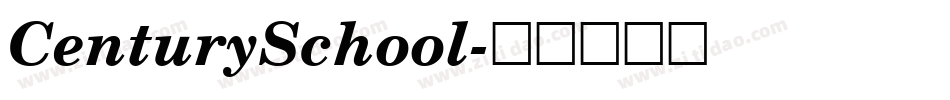 CenturySchool字体转换