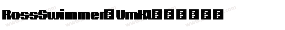 RossSwimmer-VmKl字体转换