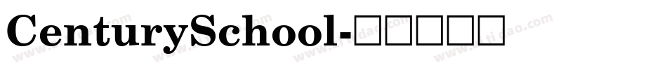 CenturySchool字体转换