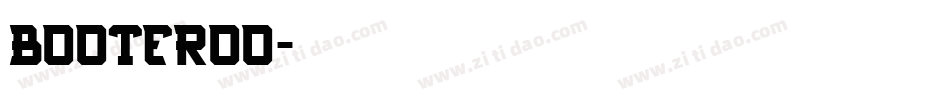 BOOTEROO字体转换