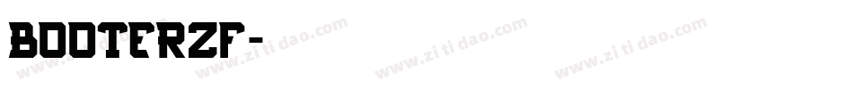 BOOTERZF字体转换