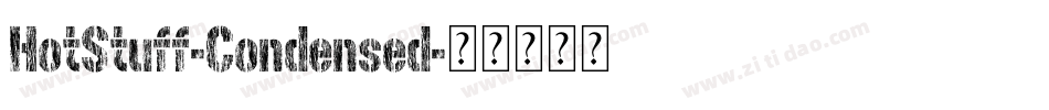 HotStuff-Condensed字体转换