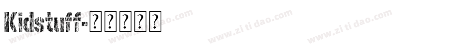 Kidstuff字体转换