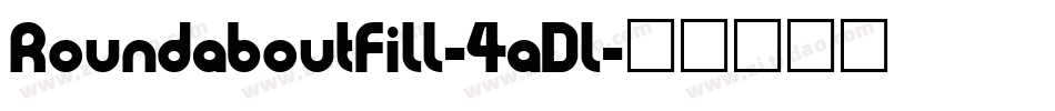 RoundaboutFill-4aDl字体转换