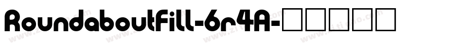 RoundaboutFill-6r4A字体转换 RoundaboutFill-6r4A字体转换