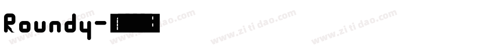 Roundy字体转换