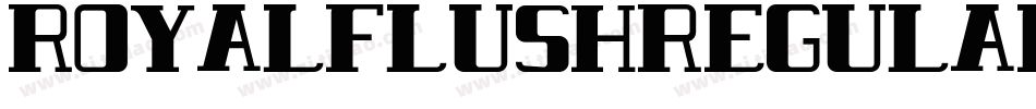 RoyalFlushRegular-Dev1字体转换