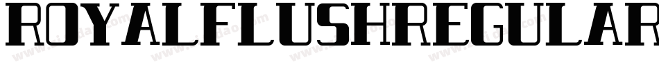 RoyalFlushRegular-Dev1字体转换