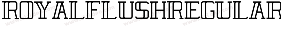 RoyalFlushRegular-Dev1字体转换