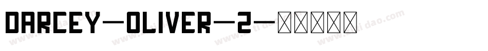 Darcey-Oliver-2字体转换