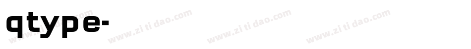 qtype字体转换
