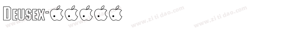 Deusex字体转换