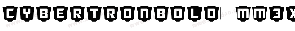 CybertronBold-Mm3x字体转换