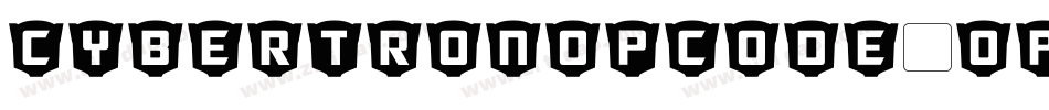 CybertronOpcode-OPMo字体转换
