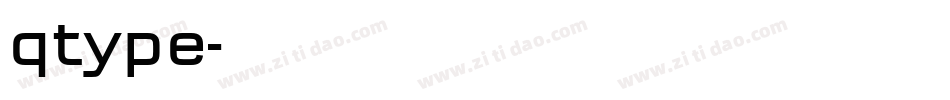 qtype字体转换