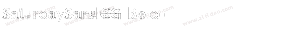 SaturdaySansICG-Bold字体转换